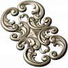 Aurelia Scroll Cartouche - STL 3D model for CNC