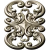Aurelia Scroll Cartouche - STL 3D model for CNC