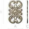Aurelia Scroll Cartouche - STL 3D model for CNC