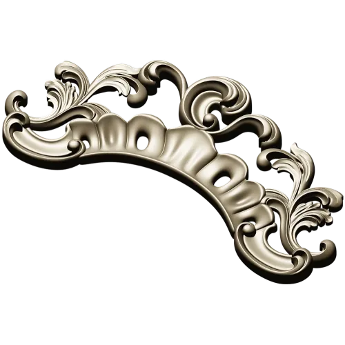 Regal Acanthus Crest - STL 3D model for CNC