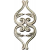 Lyrical Acanthus Drop - STL 3D model for CNC milling
