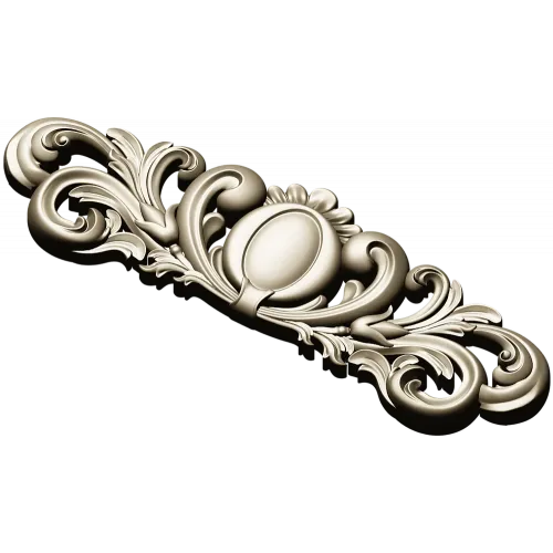 Ornamental Oval Cartouche STL for CNC