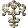 Baroque Acanthus Cartouche - STL 3D model for CNC milling