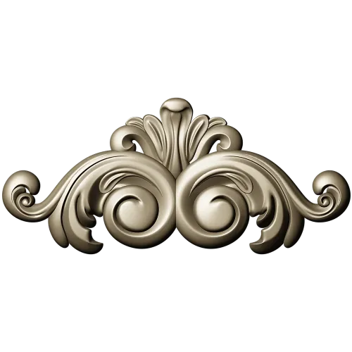 Rococo Acanthus Decorative STL for CNC