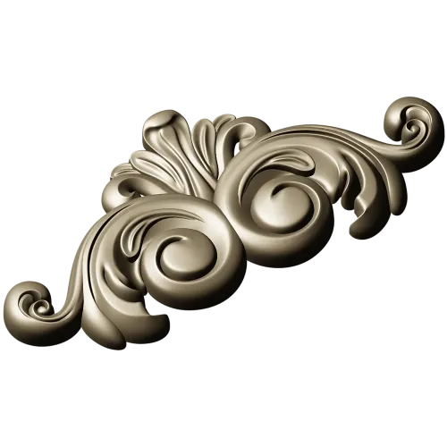 Rococo Acanthus Decorative STL for CNC