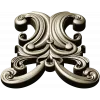 Baroque Acanthus Cartouche STL for CNC Milling