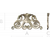 Барочный картуш в формате STL для ЧПУ - декоративная 3D модель