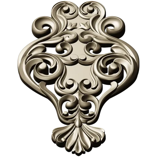 Вертикальный картуш "Селеста" - 3D модель STL для ЧПУ