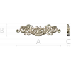 Акантовый картуш для ЧПУ в формате STL - декоративная накладка
