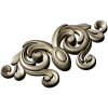 Baroque Acanthus Cartouche for CNC (STL 3D model)