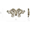 Baroque Acanthus Cartouche for CNC (STL 3D model)