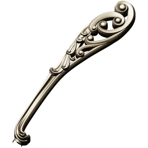 Decorative Acanthus Scroll Leg - STL 3D Model for CNC