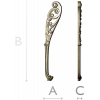 Decorative Acanthus Scroll Leg - STL 3D Model for CNC