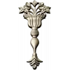 Classical Vase Floral Applique STL for CNC