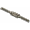 Floral Laurel Bouquet STL for CNC - Decorative Horizontal Applique