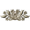 Флорентийский цветочный картуш - 3D модель STL для ЧПУ