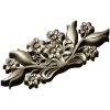 Флорентийский цветочный картуш - 3D модель STL для ЧПУ