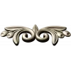 Laurel swirl ornamental applique - STL 3D model for CNC