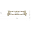 Rococo Oval Cartouche STL for CNC Milling
