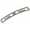 Дуговая ажурная накладка с розеткой - 3D модель STL для ЧПУ