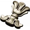 Floral cartouche high-relief STL for CNC