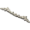 Rococo floral swag 3D model STL for CNC