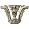 Baroque Corner Acanthus STL