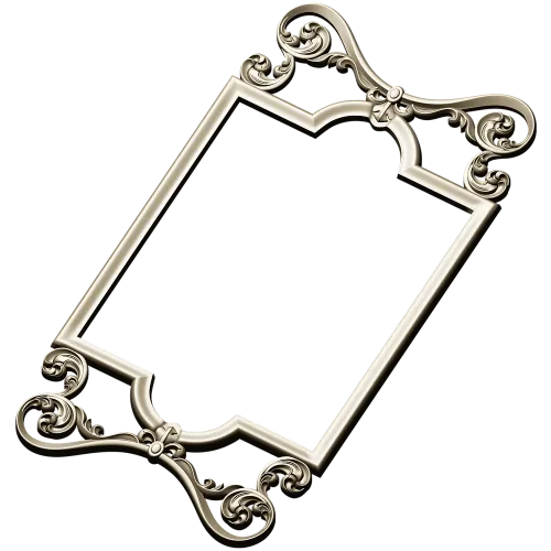 Ornate Rococo Vertical Frame STL for CNC