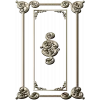 Ornamental Rectangular Panel - STL 3D Model for CNC