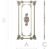Ornamental Rectangular Panel - STL 3D Model for CNC