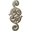 Acanthus Scroll Vertical Applique - STL 3D Model for CNC