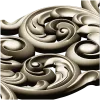 Acanthus Scroll Vertical Applique - STL 3D Model for CNC