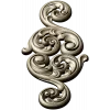 Acanthus Scroll Vertical Applique - STL 3D Model for CNC