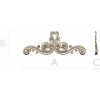 Рельефный картуш в стиле рокайль - 3D модель STL для ЧПУ
