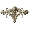 Rose Acanthus Crest - STL 3D model for CNC carving
