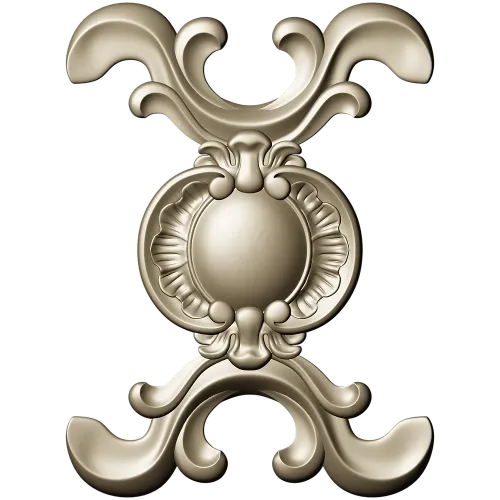 Картуш "Королевский щит" - 3D модель STL для ЧПУ
