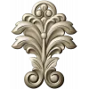 Acanthus Leaf Vertical Ornament STL for CNC