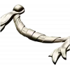 Baroque Ribbon Swag STL 3D Model for CNC