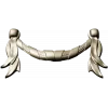 Baroque Ribbon Swag STL 3D Model for CNC