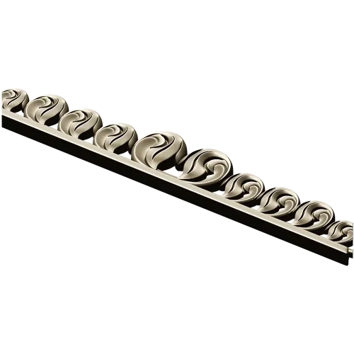 Stylized Rosette Frieze - STL 3D Model for CNC