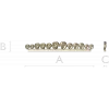 Stylized Rosette Frieze - STL 3D Model for CNC