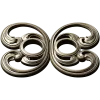 Baroque Twin-Scroll Applique STL for CNC