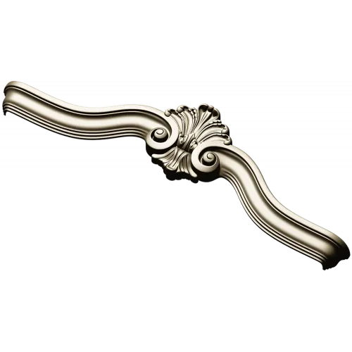 Rococo Acanthus Crest STL 3D Model for CNC