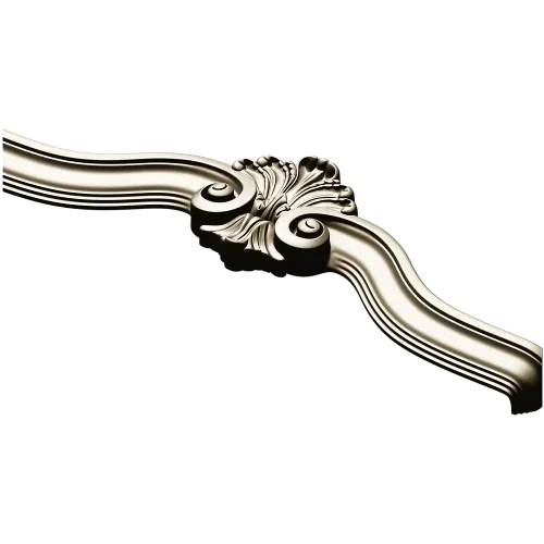 Rococo Acanthus Crest STL 3D Model for CNC