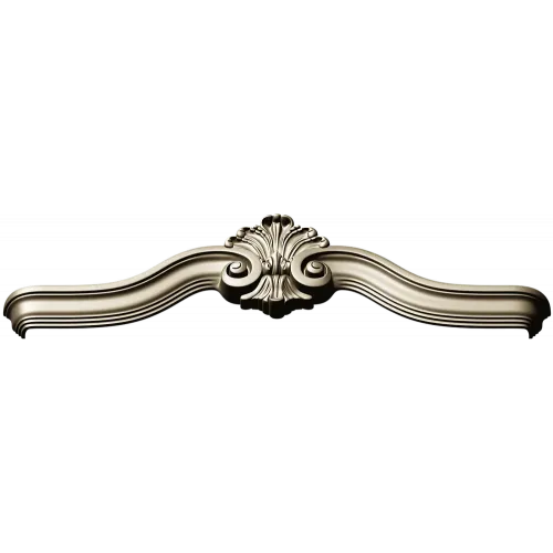 Rococo Acanthus Crest STL 3D Model for CNC