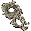 Baroque Rosette Applique STL for CNC
