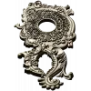 Baroque Rosette Applique STL for CNC