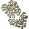 Baroque Acanthus Cartouche - High-Relief STL Model for CNC