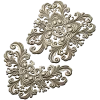 Baroque Acanthus Cartouche - High-Relief STL Model for CNC