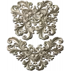 Baroque Acanthus Cartouche - High-Relief STL Model for CNC
